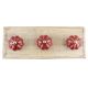 Cherry Golden Line Ceramic Melon Wooden Hooks